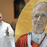 Pope mosaic head