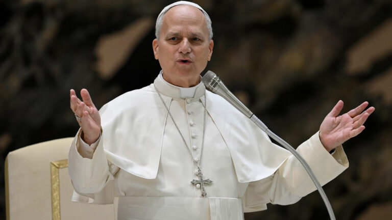 Pope sports head