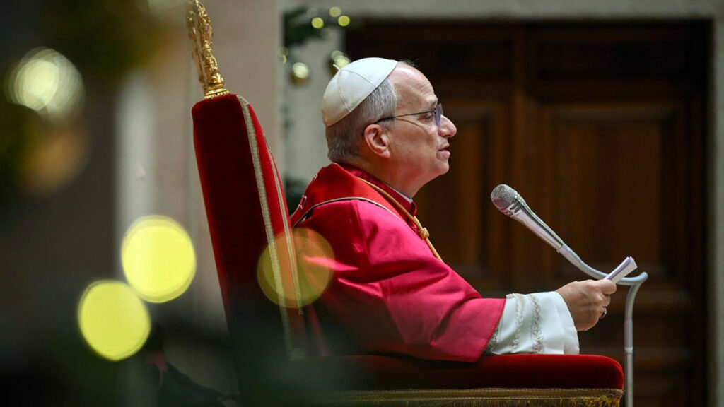 Pope speech on speech head