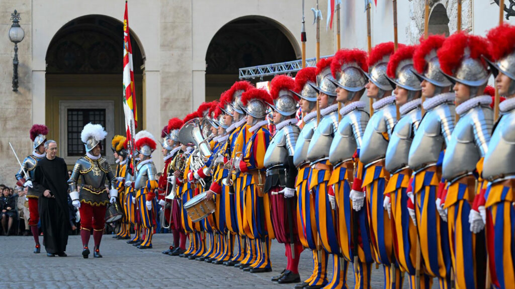 Swiss guard head