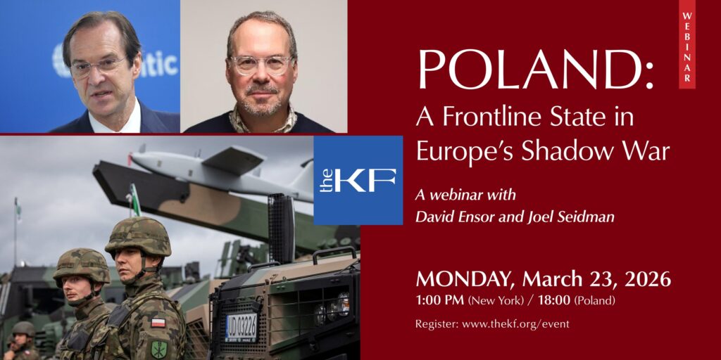 Poland A Frontline State in Europe’s Shadow War – A webinar with David Ensor and Joel Seidman