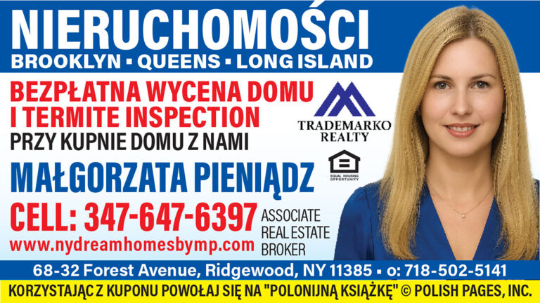Kupon malgorzata pieniadz nieruchomosci bezplatna wycena domu ridgewood nowy jork 2026 scaled