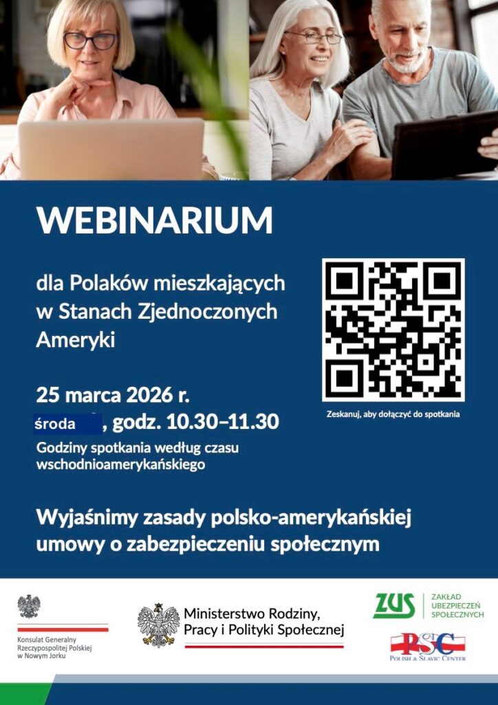 Webinarium dla Polaków w USA