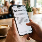 ChatGPT na ekranie smartfona AI. Ilustracja Shutterstock AI