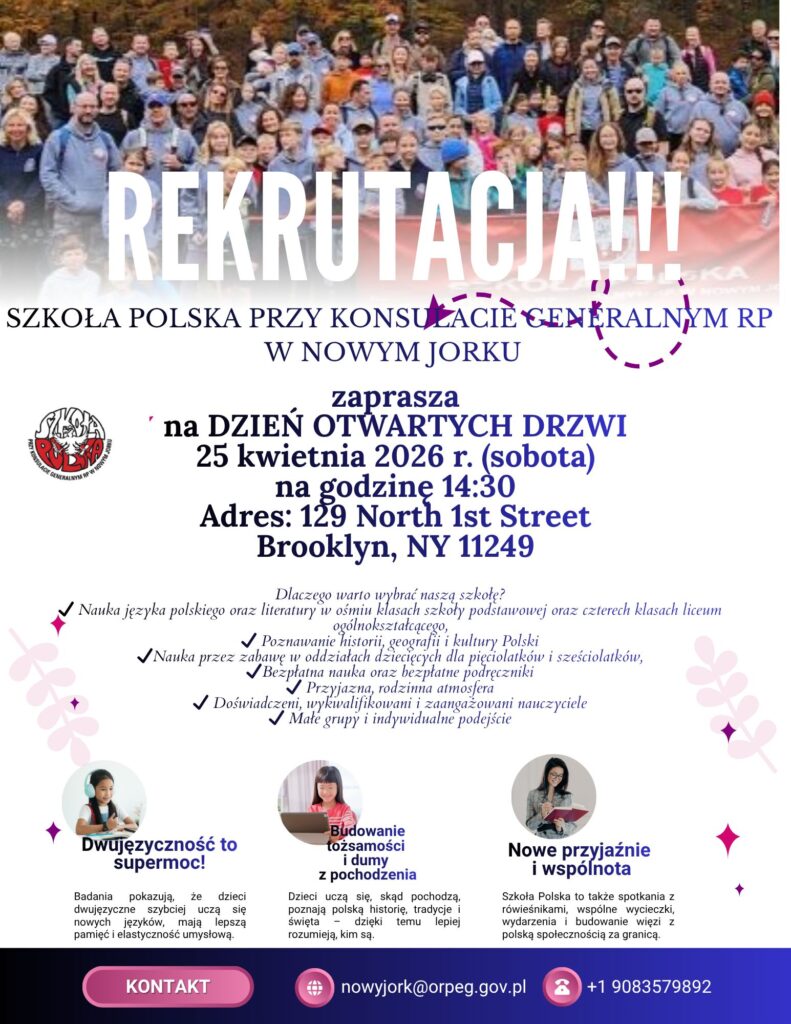 Dzień Otwartych Drzwi w Szkola Polska przy Konsulacie Generalnym RP w Nowym Jorku