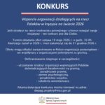 MSZ ogłosiło konkurs ofert dotyczących wsparcia Polonii i Polaków za granicą na świecie