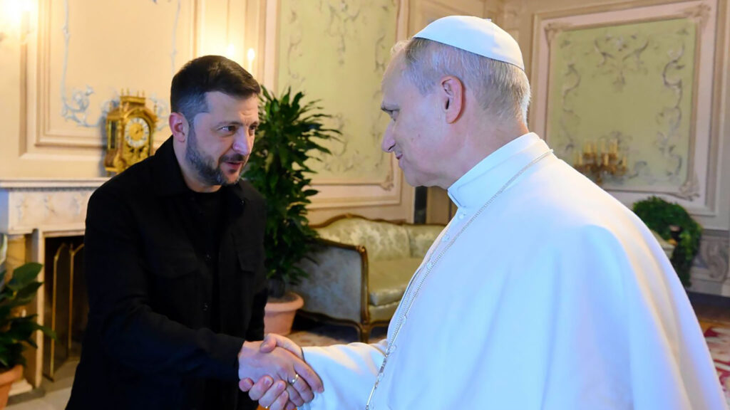 Ojciec Święty Leon XIV rozmawiał z Wołodymyrem Zełenskim