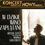 Plakat W dzikie wino zaplatani mały