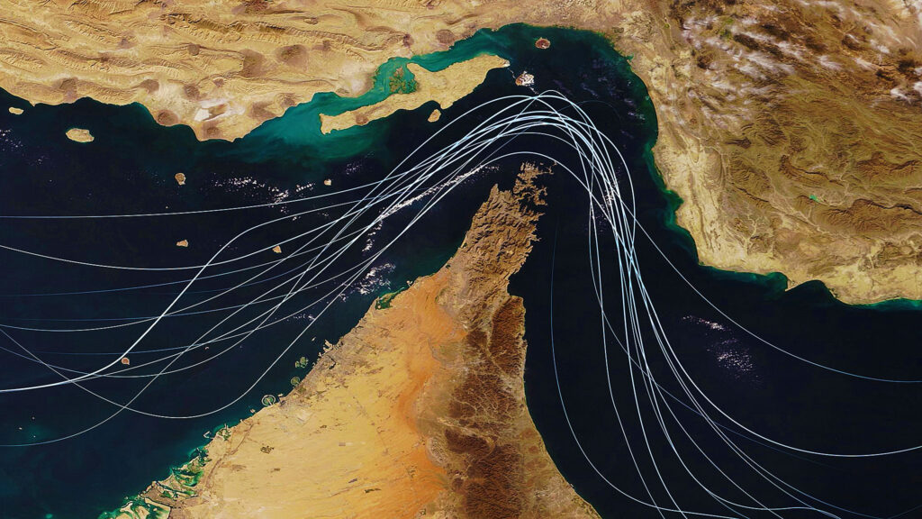 Strait of Hormuz map
