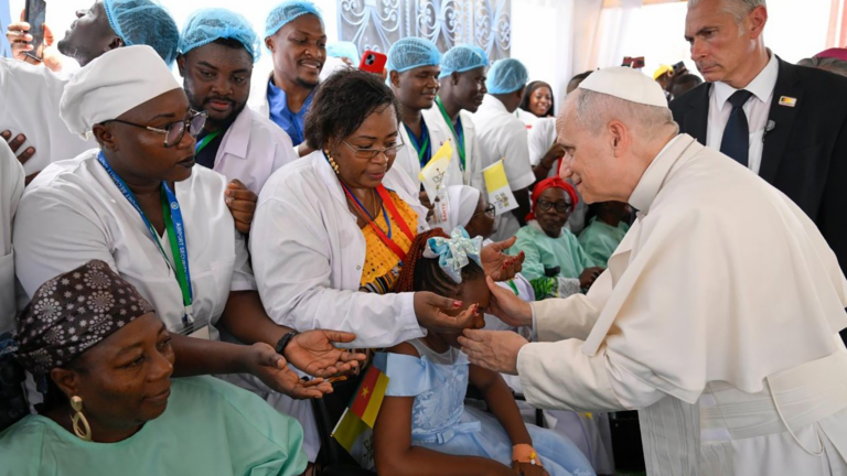 Papal trip africa head