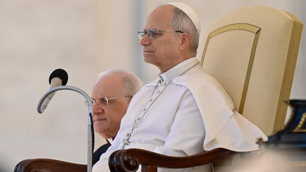 Pope leo vatican chair head