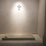 Tomb pope francis head