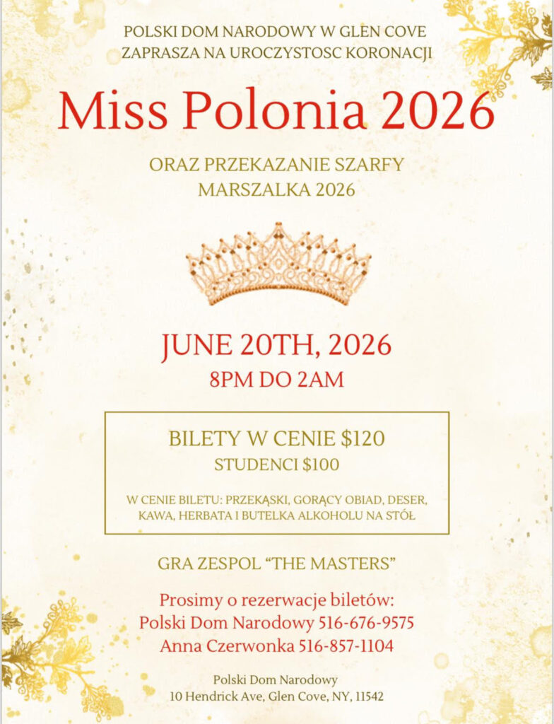 Koronacja miss Polonia Glen Cove