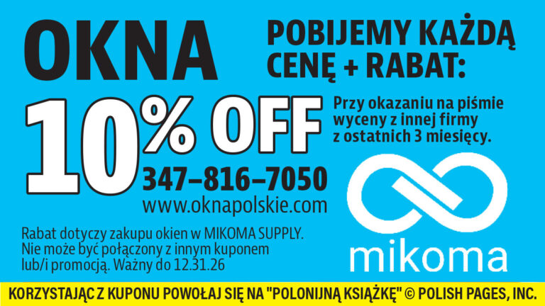 Kupon mikoma supply okna polskie rabat nowy jork