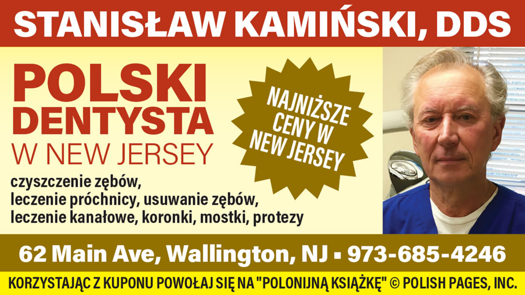 Polski dentystysta w wallington nj stanislaw kaminski dds