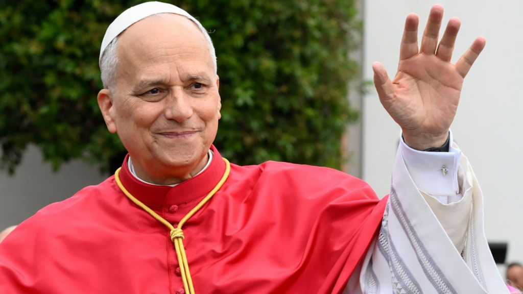 Pope leo anniversary head