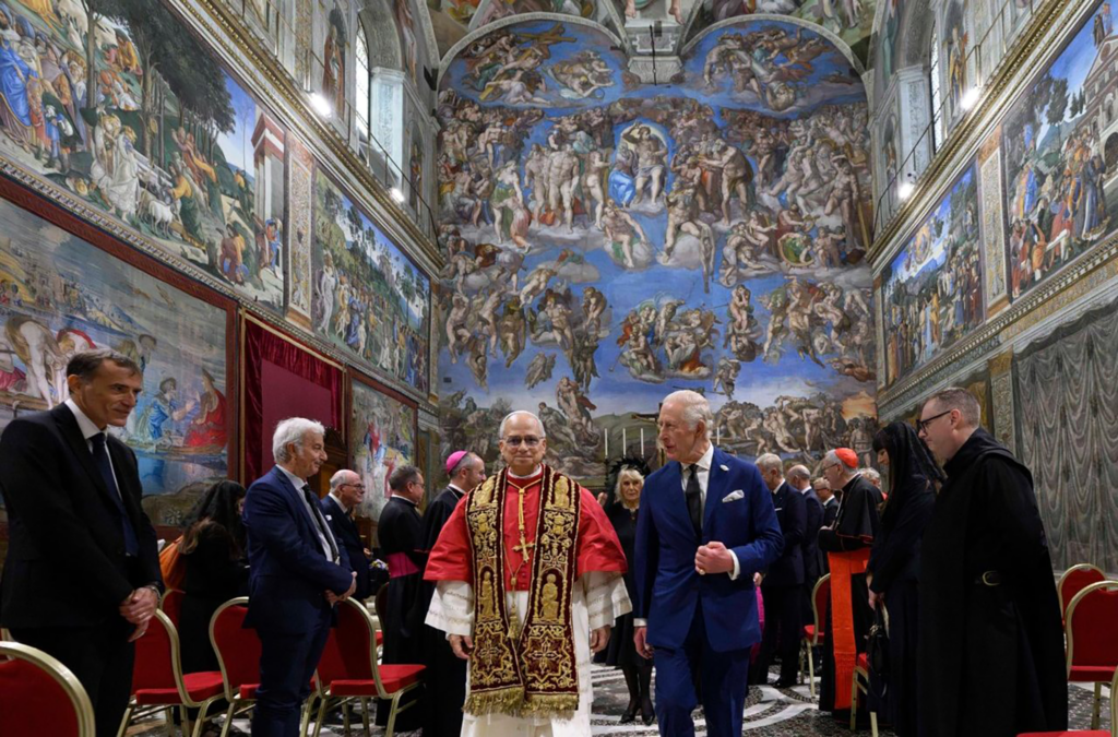 Pope leo king body