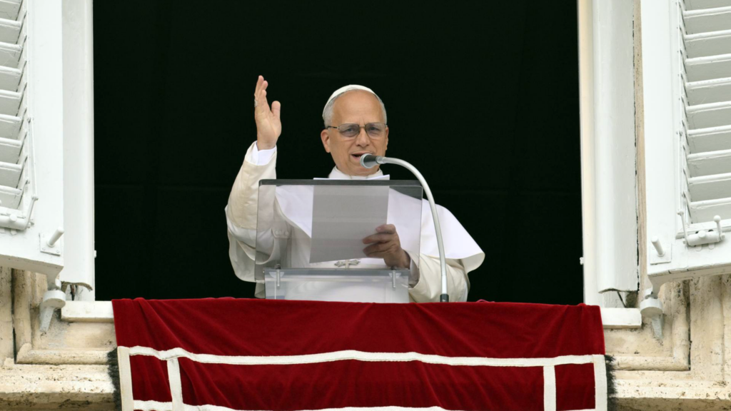 Pope peace call head