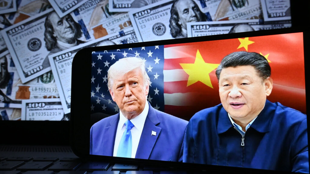 Trump w chinach