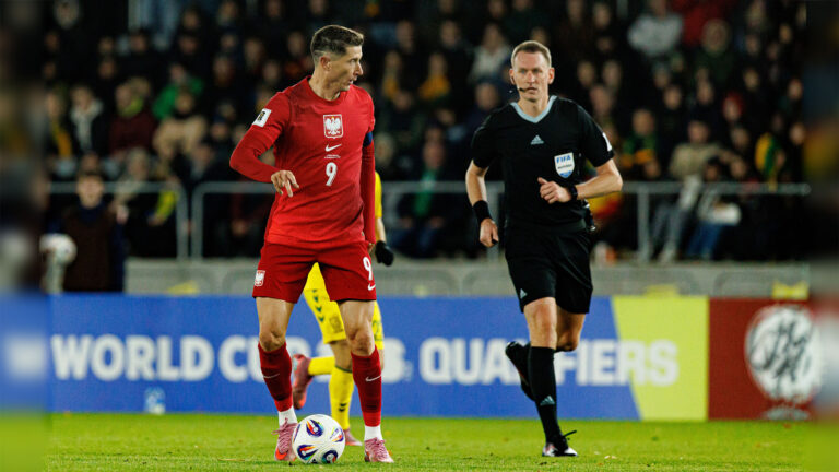 Robert Lewandowski w meczu eliminacji do Mistrzostw Świata 2026, Litwa–Polska
