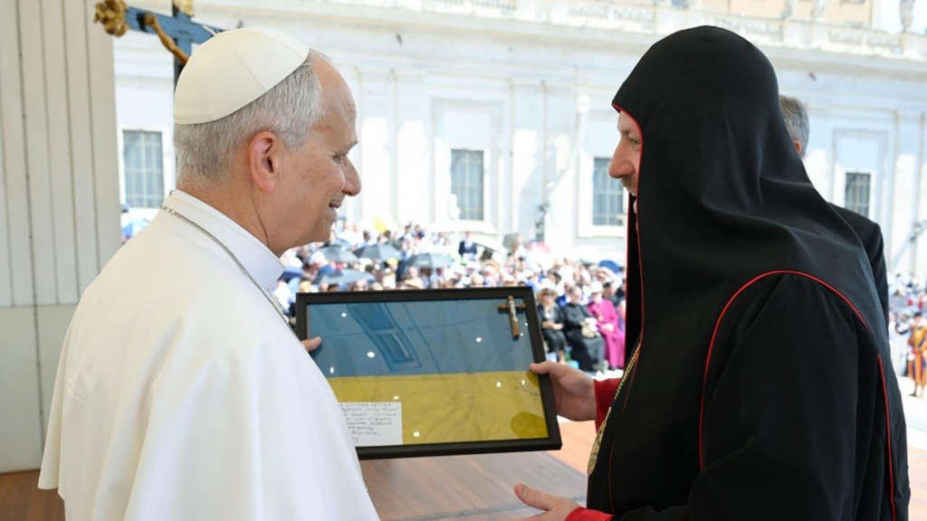 Pope ukraine churches head