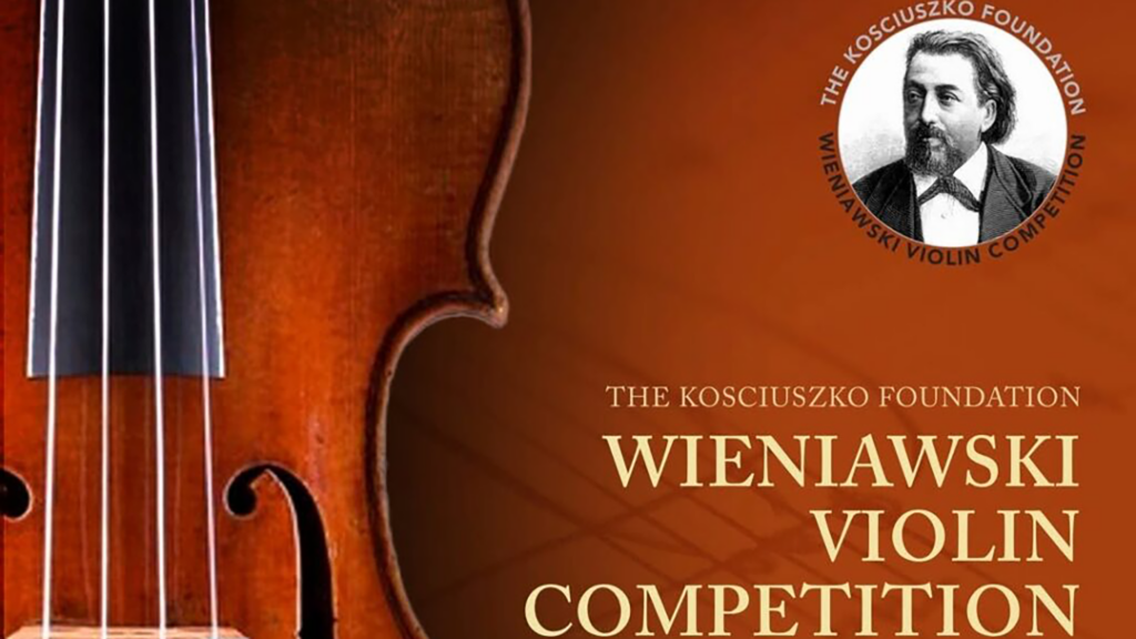 The Kosciuszko Foundations 2026 Wieniawski Violin Competition 1 head