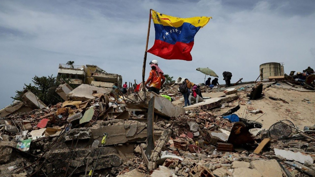 Wenezuela earthquake head