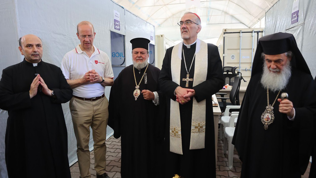 Gaza destruction prayer vatican head