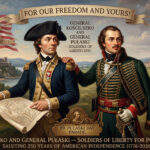 For Our Freedom and Yours! General Kościuszko and General Pułaski—Soldiers of Liberty for Poland and America. Saluting 250 Years of American Independence