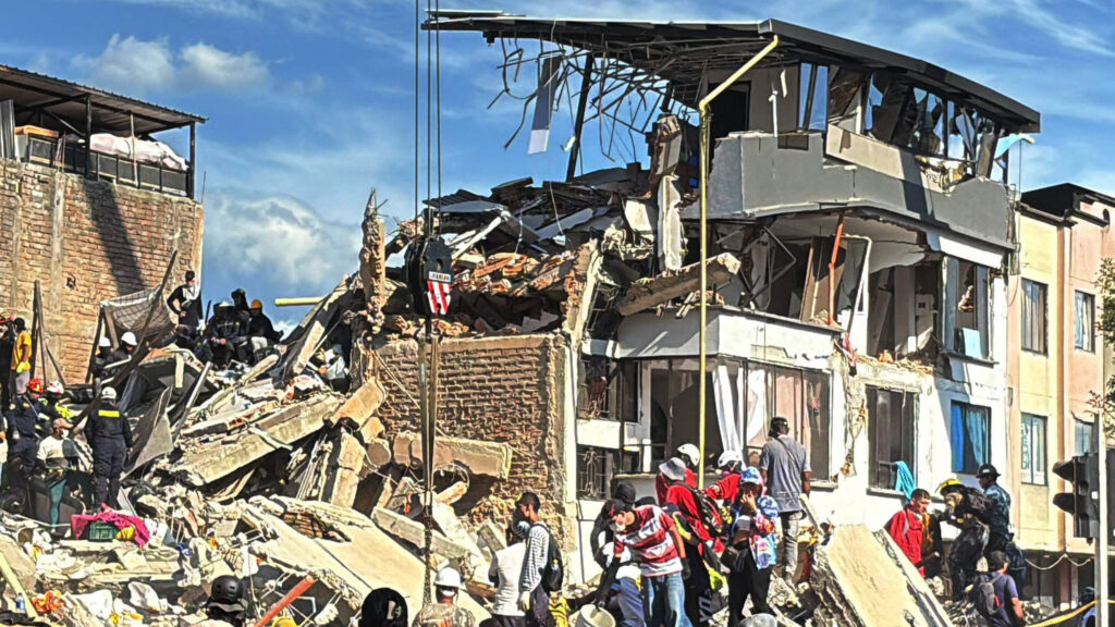 Pereira after the earthquake