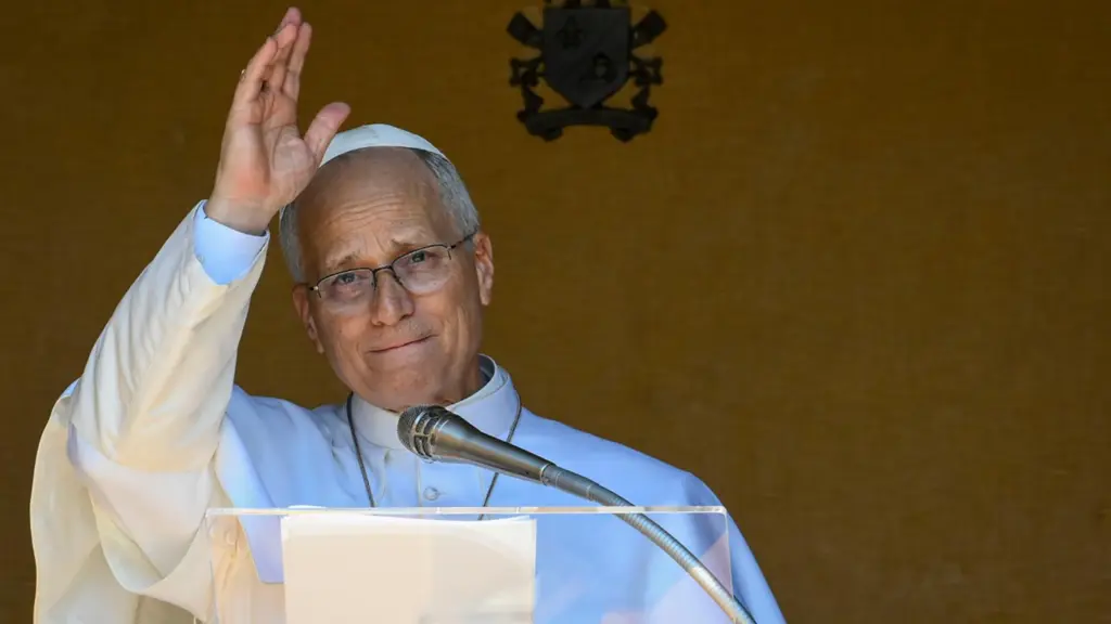 Pope leo haiti solidarity head