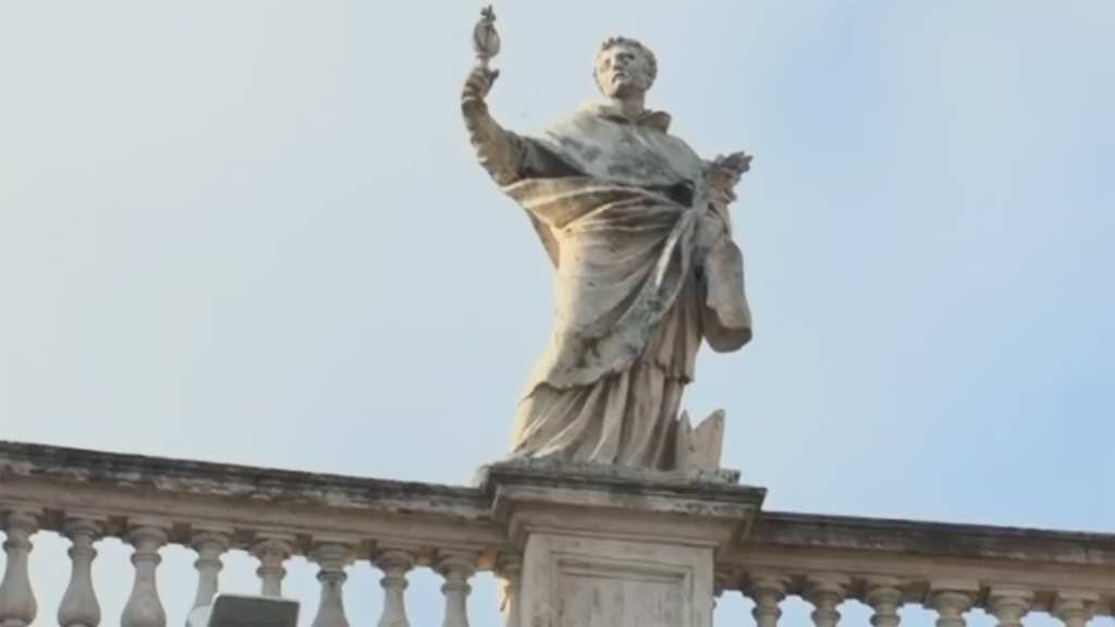 Saint screenshot vatican video head