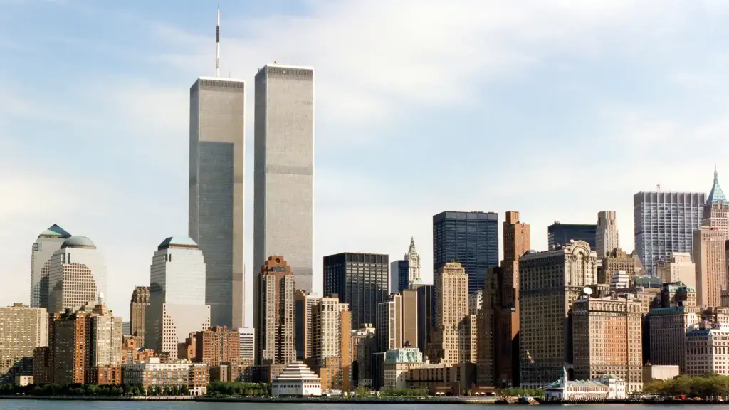 Twin towers before the 9/11 attacks
