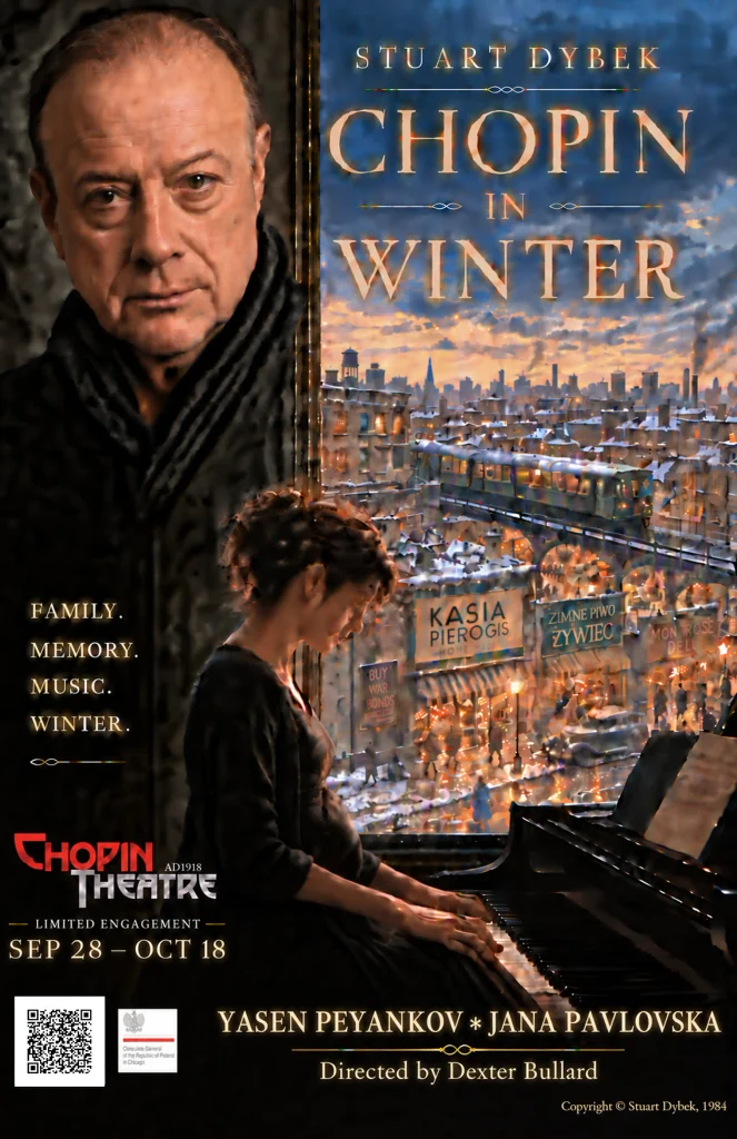 Chopin in winter poster