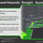 Coastal flood head