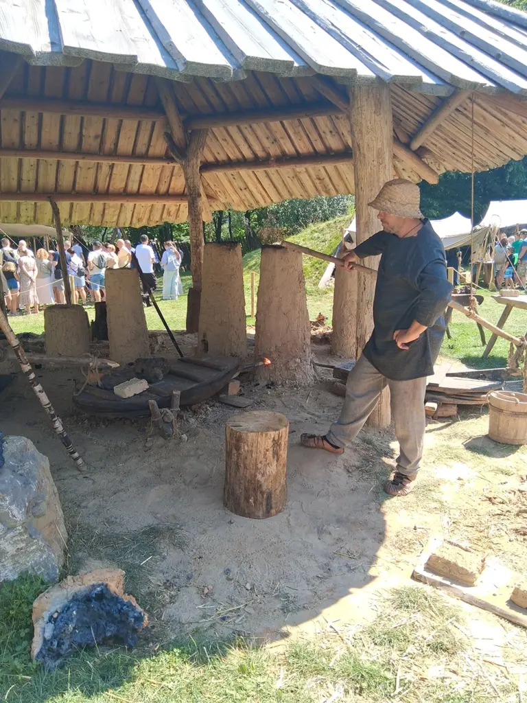 Iron forging