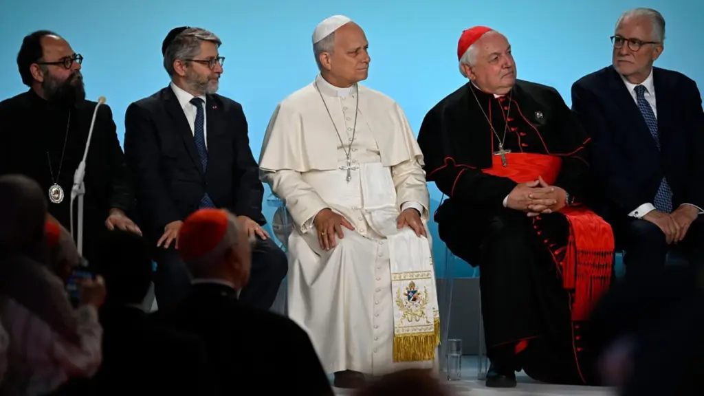 Pope religious leaders head