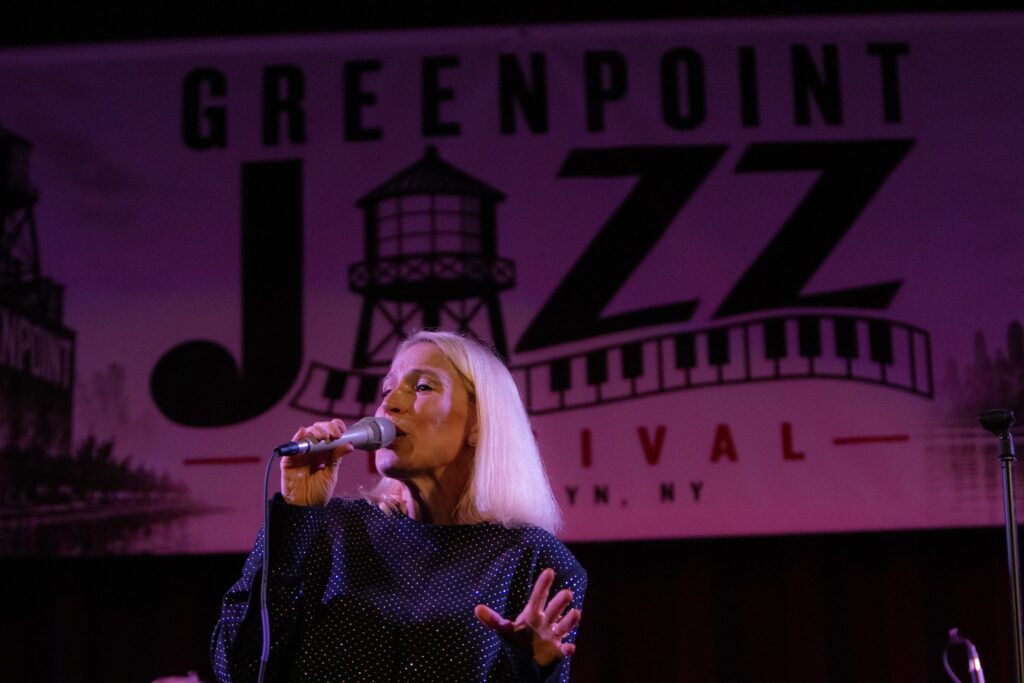Aga Zaryan podczas III Greenpoint Jazz Festival