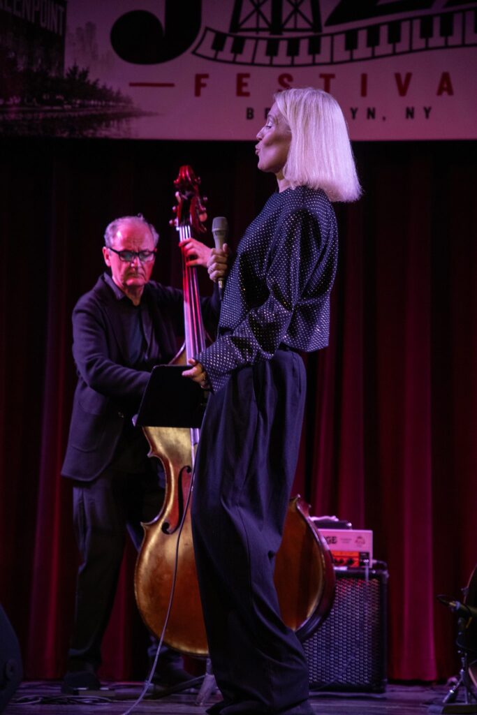Aga Zaryan podczas III Greenpoint Jazz Festival