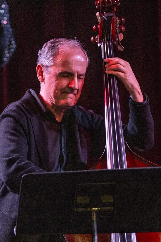 Koncert Agi Zaryan na III Greenpoint Jazz Festival – kontrabas